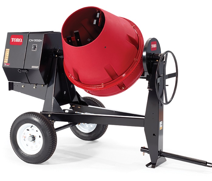 Portable concrete mixer available for rent in Windsor CT and West Springfield MA - essential equipment for your construction project